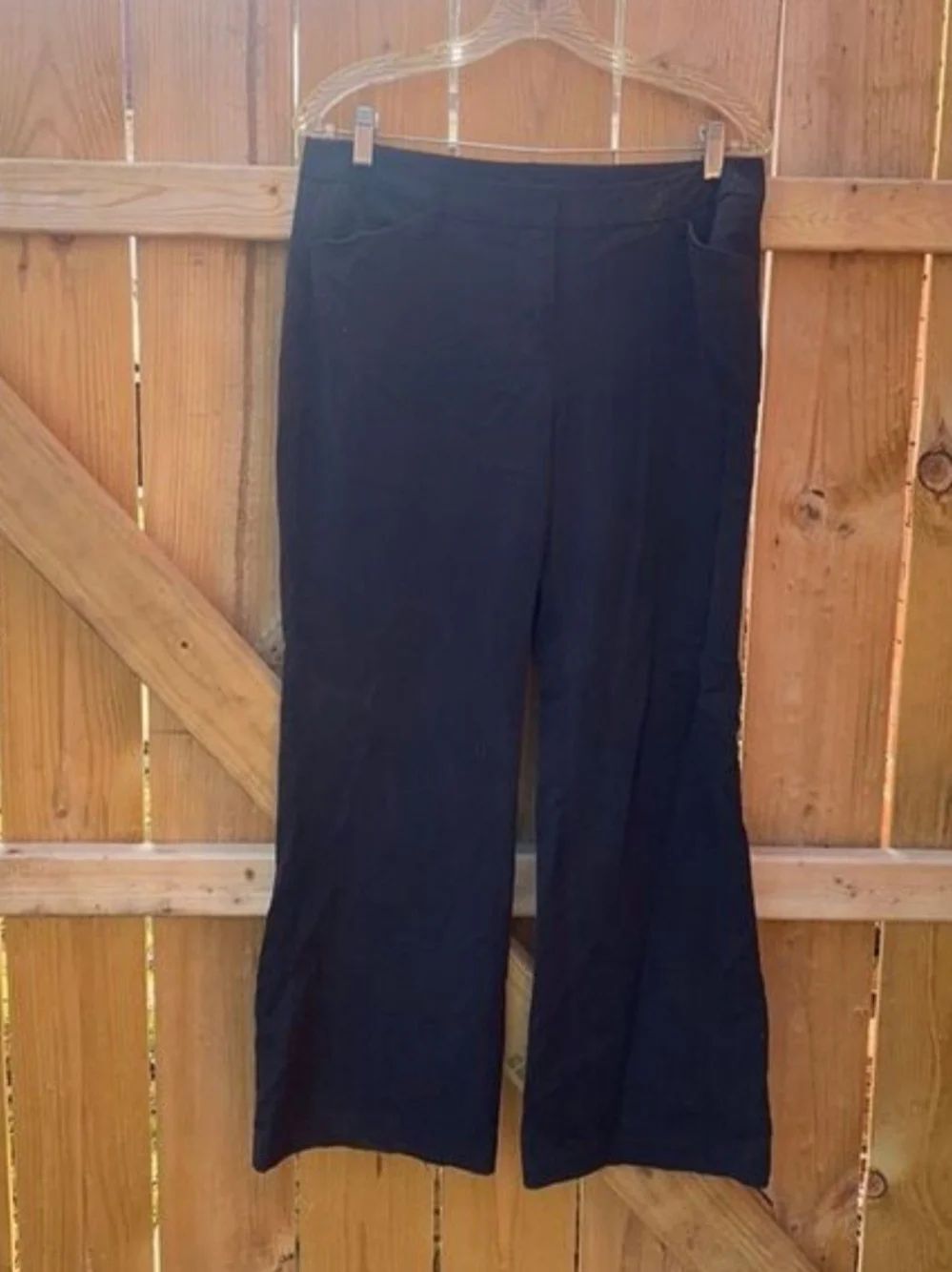 Star City Black Wide-Leg Pull-On Pants